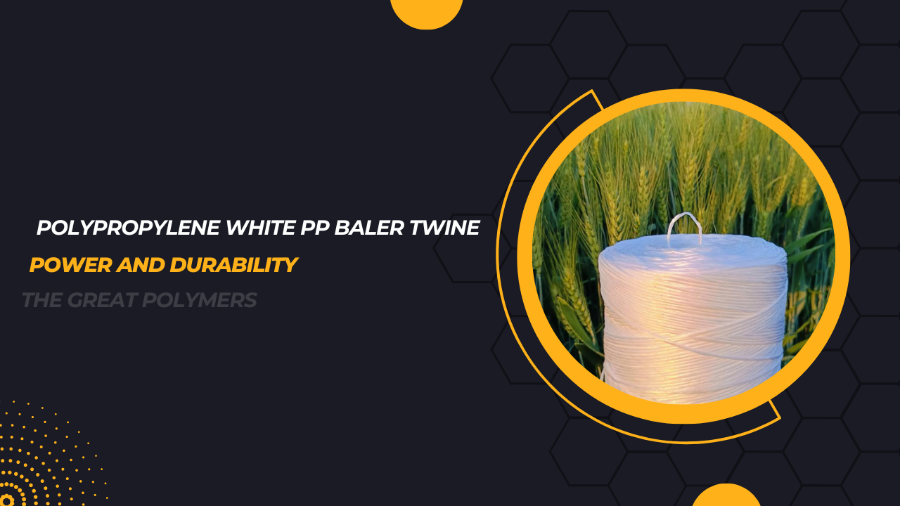 Polypropylene White PP baler twine