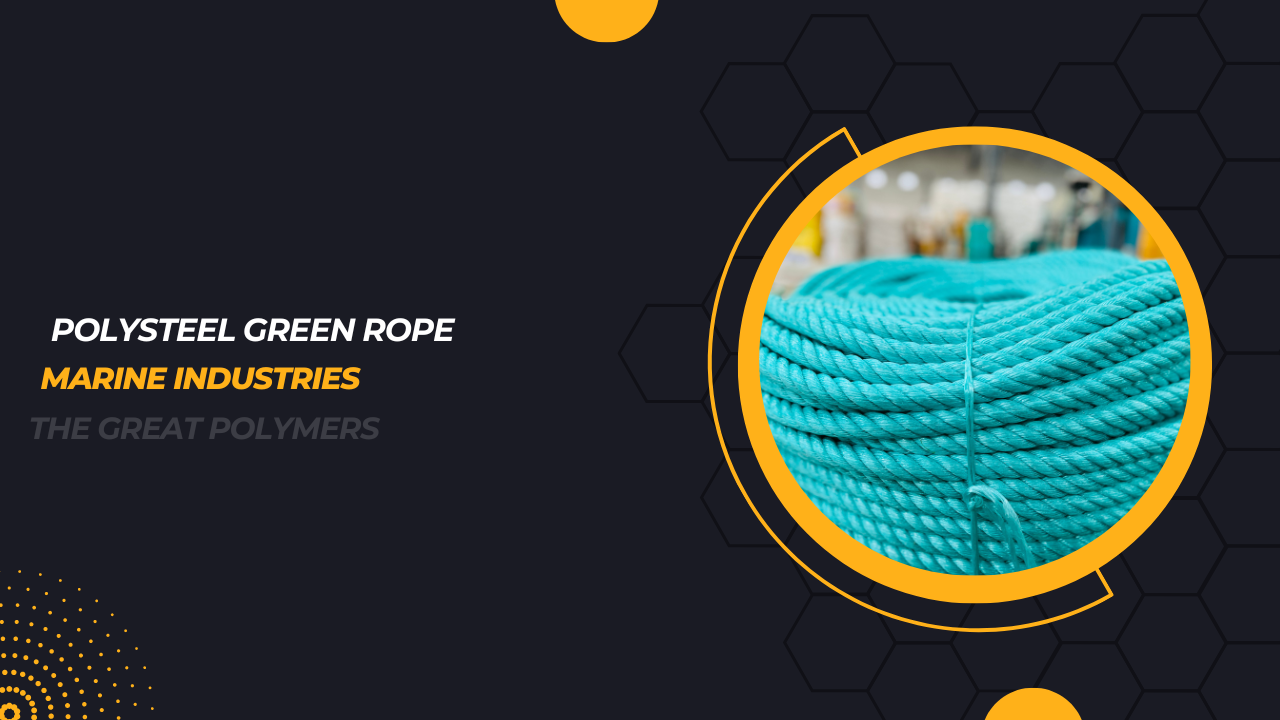 Polysteel green rope