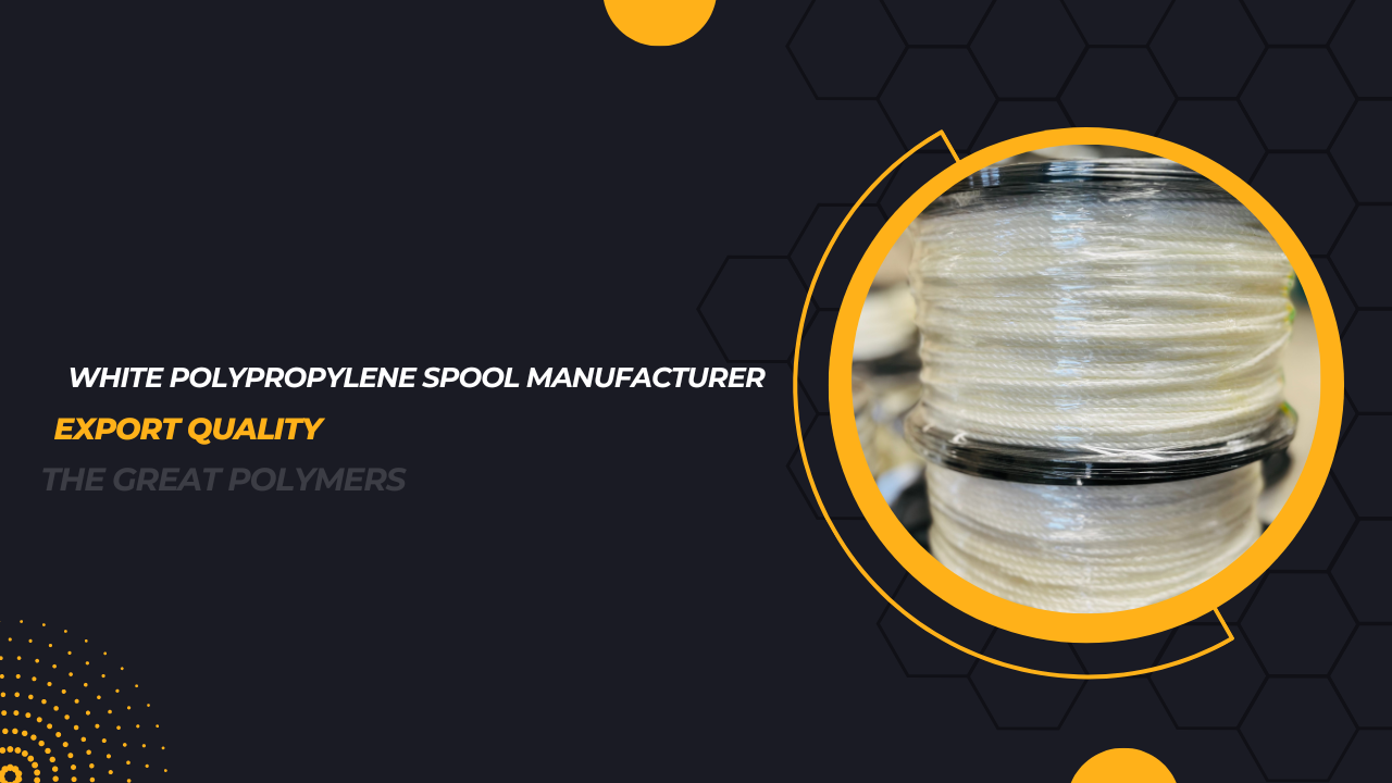 White Polypropylene Spool Manufacturer