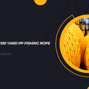 Yellow 10mm 100 yard PP Fishing Rope